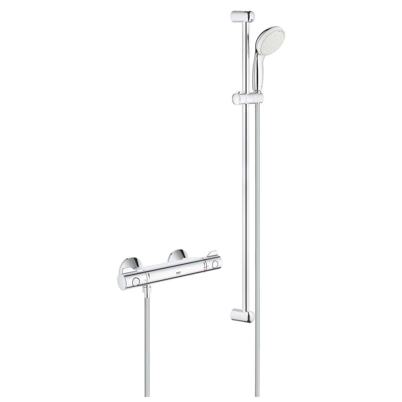 Grohe 34 566 001 GrohTherm 800 Термостат.для душа с душевым гарнитуром H=900 мм