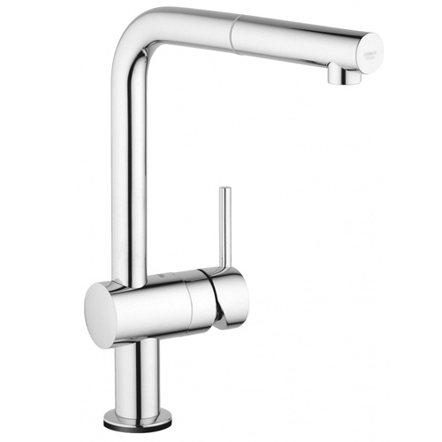 Grohe 31 360 001 Minta Touch Сенсорный смеситель для кухни 296 мм, выдвижной Г излив