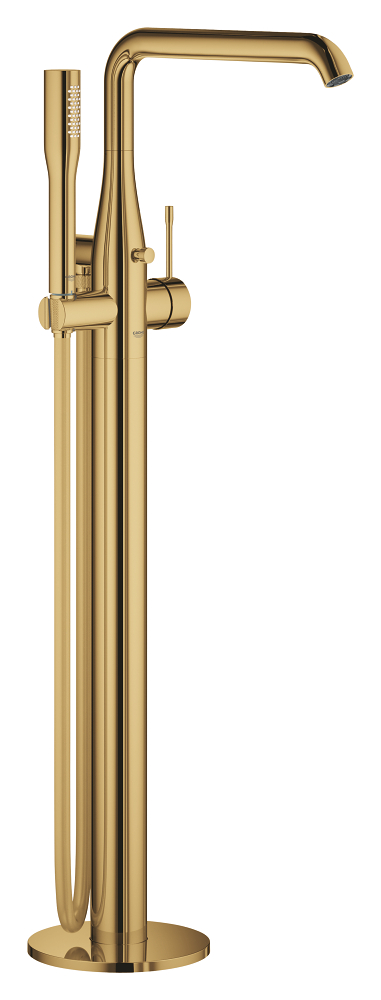 Grohe 23 491 GL1 Essence Смеситель для ванны напольный 740-844 мм, с душевым набором (внеш. монт. ч)