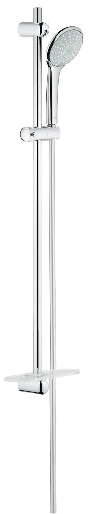 Grohe 27 225 001 Euphoria Duo Душевой гарнитур L=900 мм, Ø110 мм, 2 режима, полочка
