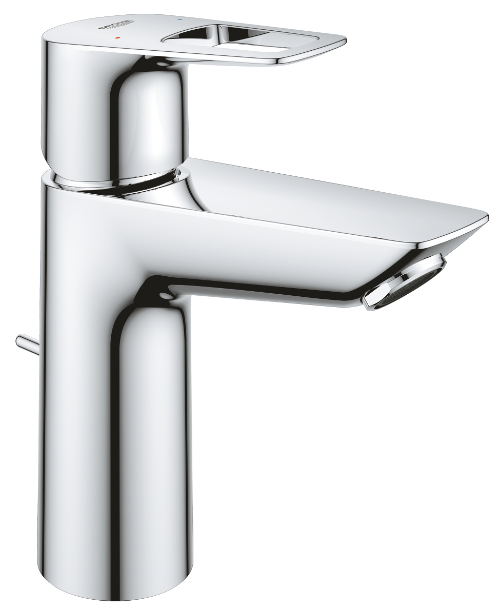 Grohe 23 762 001 BauLoop Смеситель для раковины 108 мм, со сливным гарнитуром, 5,7 л/мин