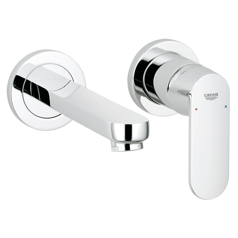 Grohe 19 381 000 Eurosmart Cosmopolitan Смес. для рак. 170 мм, на 2 отв., настен. (вн. монт.ч.)