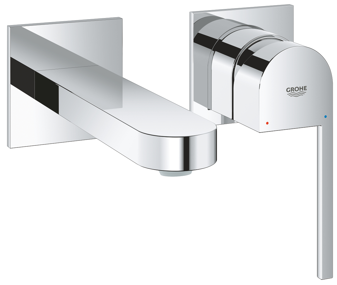 Grohe 29 303 003 Plus Смеситель для раковины 146 мм, настен., (внешняя монтажная часть)