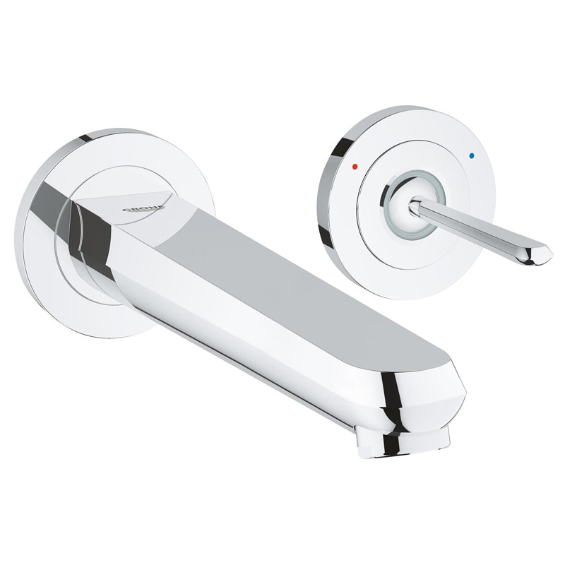 Grohe 19 969 000 Eurodisk Joy Смеситель для рак. 226 мм, на 2 отв., настен., (внеш. монт.часть)