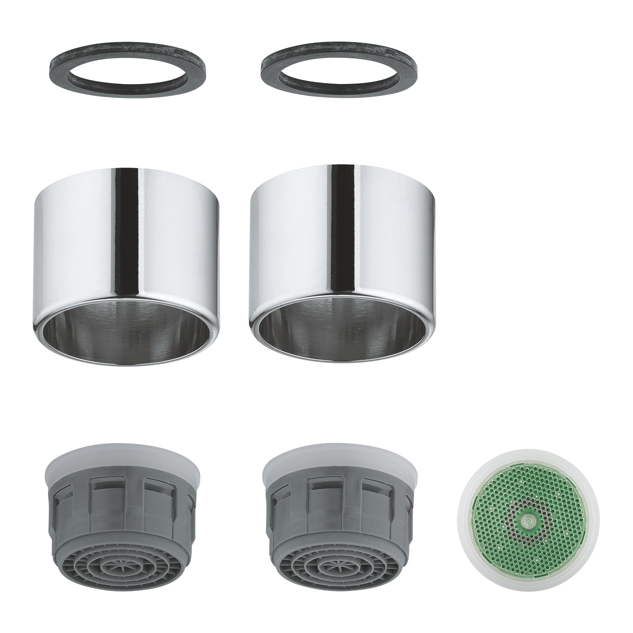 Grohe 40 528 000 Комплект аэраторов, M22, 5,7 л/мин, 2 шт