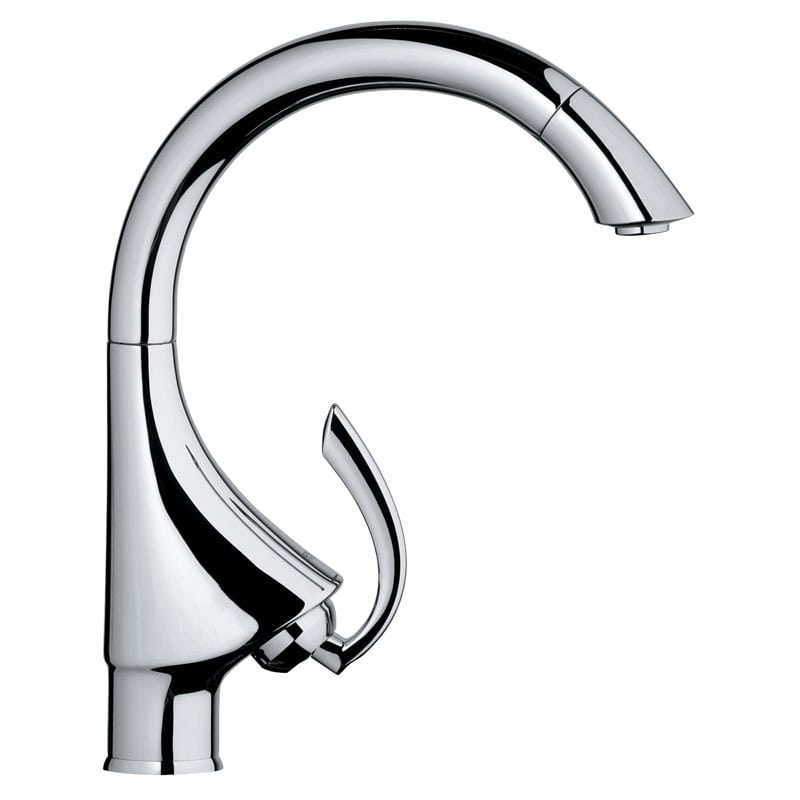 *СНЯТ*Grohe 33 786 000 К4 Смеситель для кухни 238 мм, с выдвижным изливом