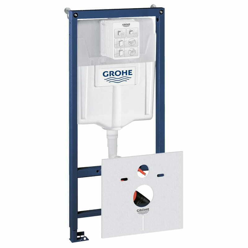 Grohe 38 539 001 Rapid SL 3 в 1, для подв. унитаза, 1.13 м, Набор (рама+уголки+шумоизоляция)