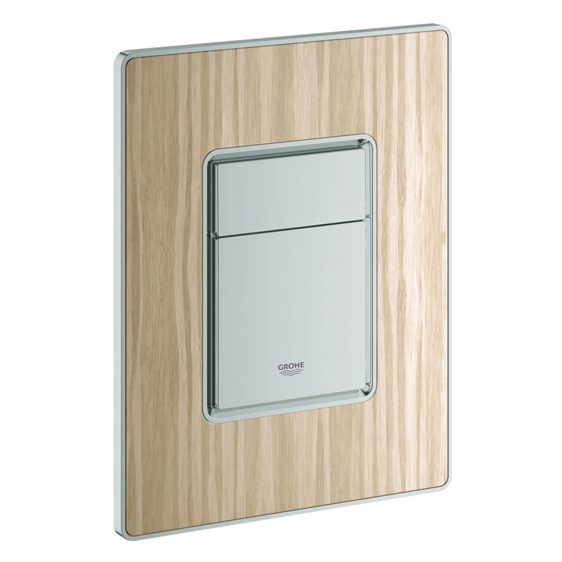 *СНЯТ*Grohe 38 849 HV0 Skate Cosmo Накладная панель, деревянная поверхность, Бамбук, 2 объёма