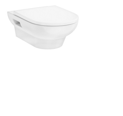 HG 60 201 450 GladeLake S Унитаз подвесной 540х360, безободковый, с сиденьем, белый