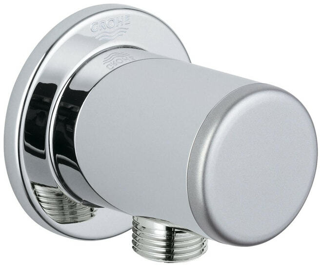 СНЯТ Grohe 28 678 000 Relexa Подключение душевого шланга с защитой от обратного потока.