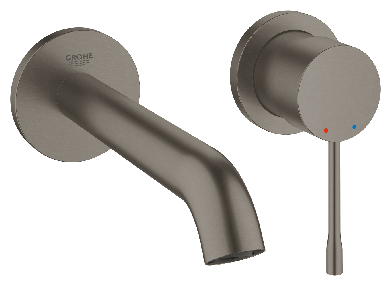 Grohe 19 408 AL1 Essence Смеситель для раковины 183 мм, настенный, на 2 отв. (внеш. монт. часть)