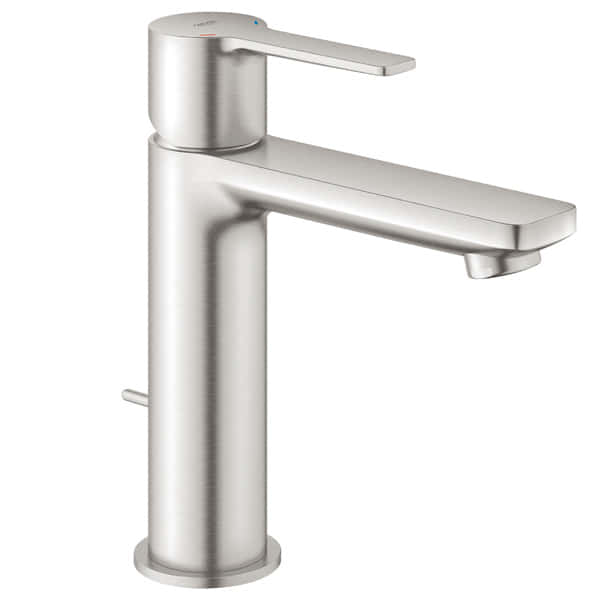 Grohe 32 114 DC1 Lineare Смеситель для раковины 120 мм, со сливным гарнитуром
