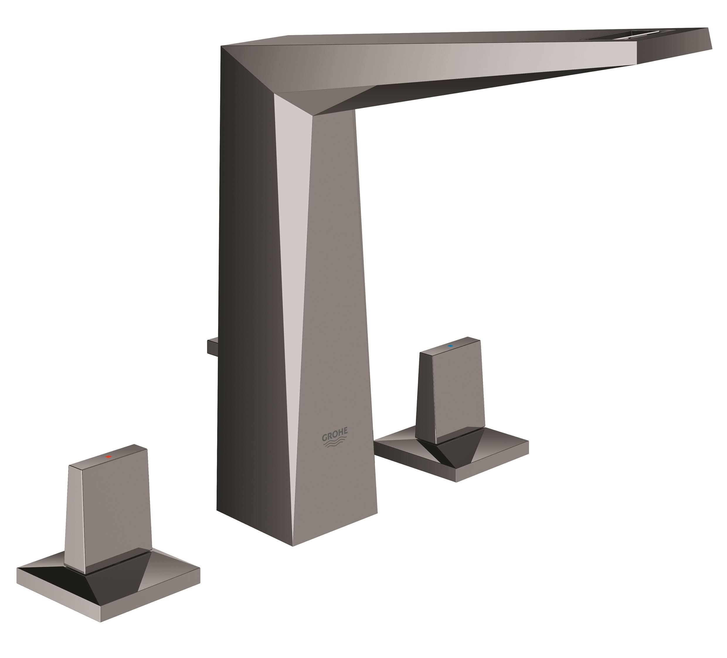 Grohe 20 344 A00 Allure Brilliant Cмеситель для раковины 201 мм, на 3 отв. со слив. гарн., Компл