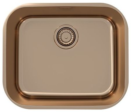 Alv 1113580 Variant 10 Monarch Copper Мойка U, 1 чаша, 0,8 мм, 3½", 480х400х180 мм+выпуск 1140631