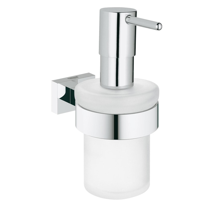 Grohe 40 756 001 Essentials Сube Дозатор жидкого мыла с держателем