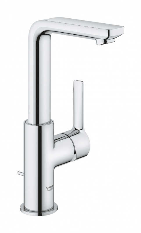 Grohe 23 296 001 Lineare Смеситель для раковины 231 мм, со сливным гарнитуром