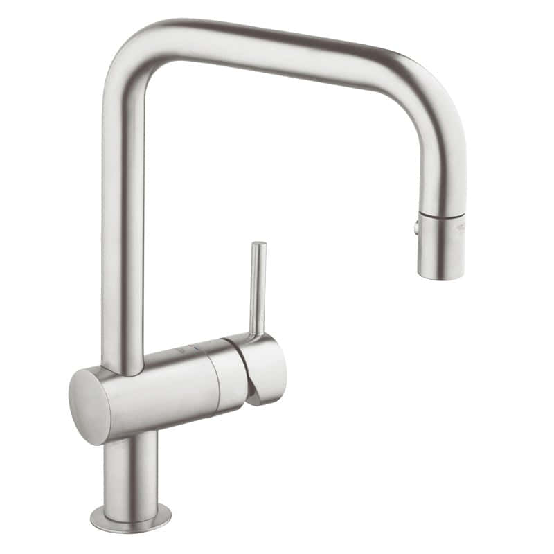 *СНЯТ*Grohe 32322DC0(замена на 32322 DC2)Minta Смеситель однорычажный для мойки с выдвижным изливом