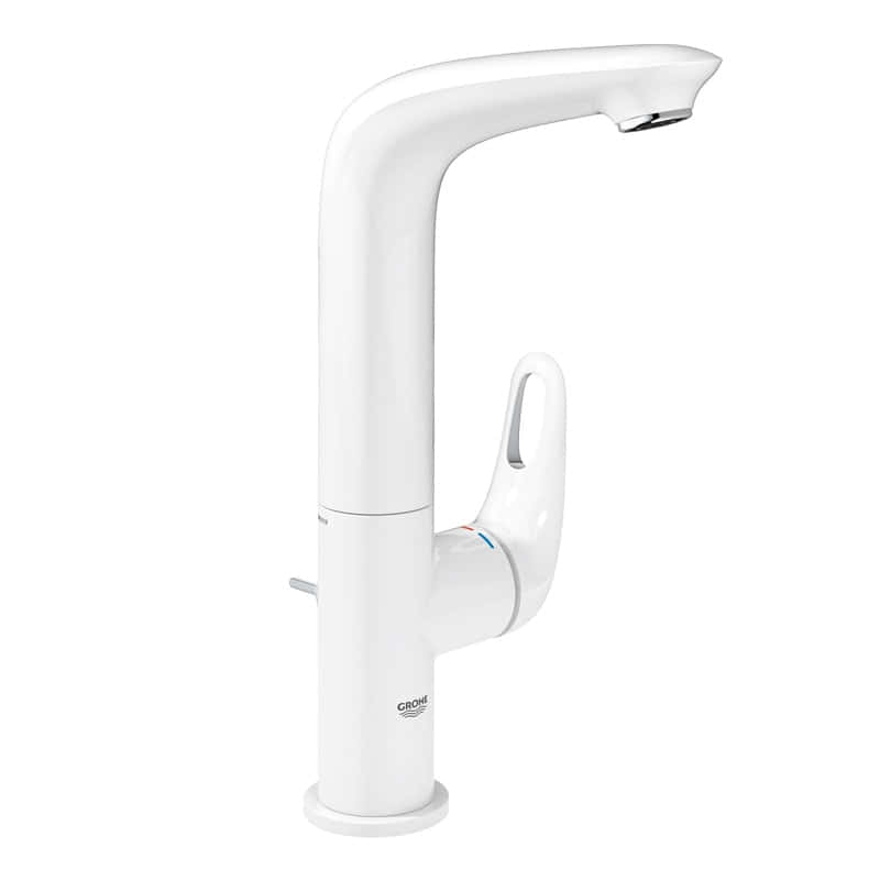 Grohe 23 569 LS3 Eurostyle Смеситель для раковины 245 мм, со сливным гарнитуром, EcoJoy