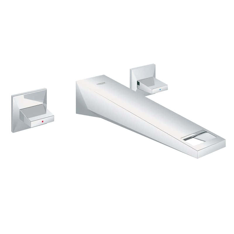 Grohe 20 348 000 Allure Brilliant Смеситель для раковины 210 мм, на 3 отв., настен., (внеш. м.ч)