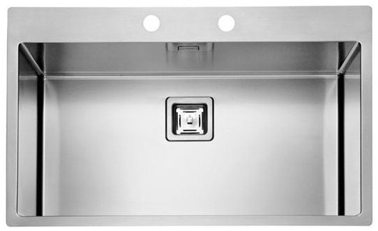 Alv 1084292 Stylux 40 Мойка F/S, 1 чаша, 1 мм, r10, BRS, 3½", 790х510х200 мм+сифон 1133398, шкаф 800