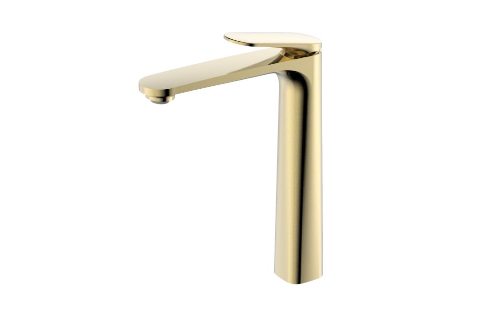 AQM6714BG Imola Смеситель для свободностоящей раковины , без донного клапана, Brushed gold