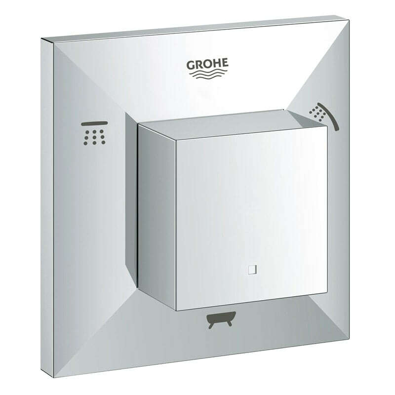 Grohe 19 798 000 Allure Brilliant Переключатель на 3 потребителя (5 подкл.) внешняя монт. часть