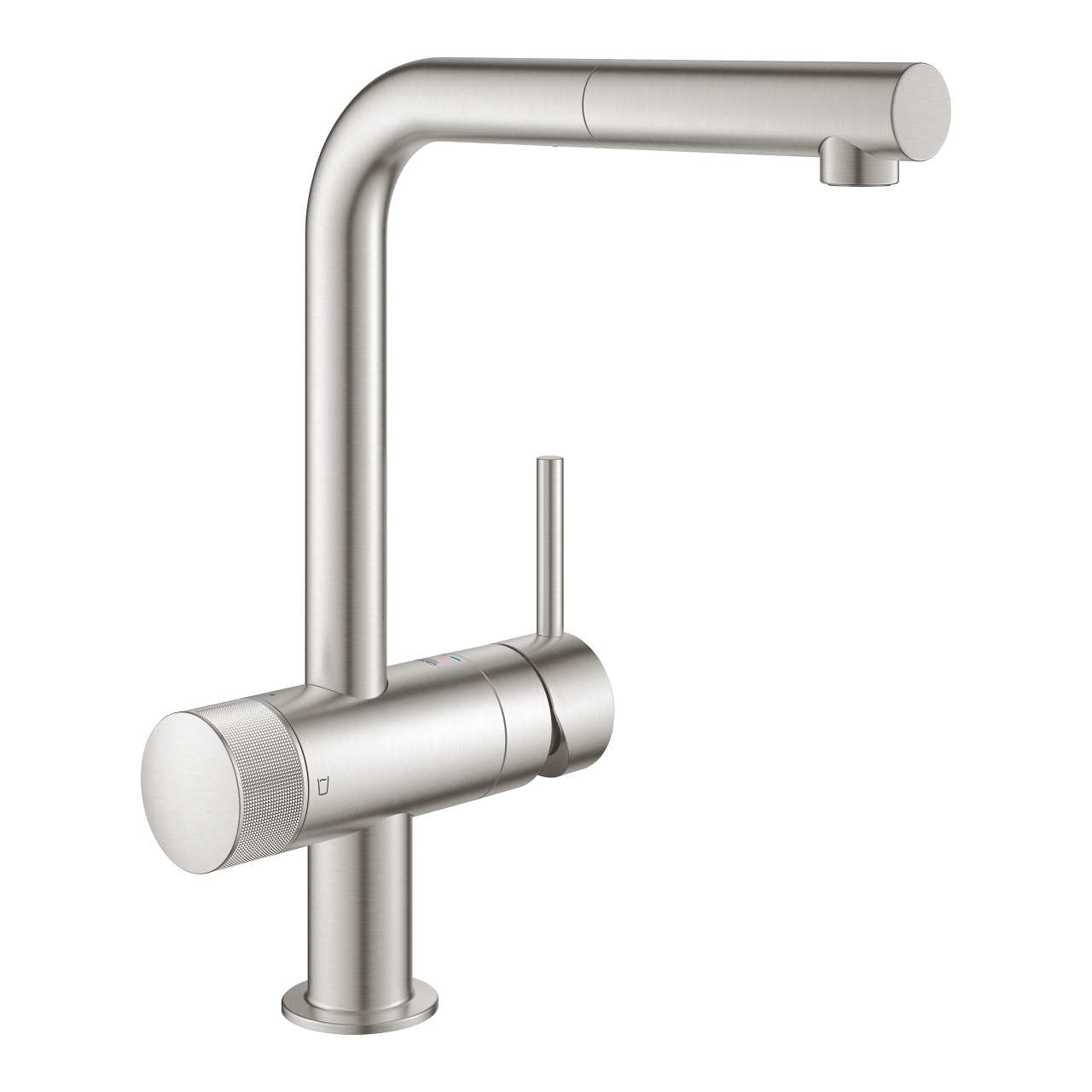 Grohe 31 721 DC0 GROHE Blue Pure Minta Смеситель для кухни 292 мм, под питьевую во выдв. ∩-излив