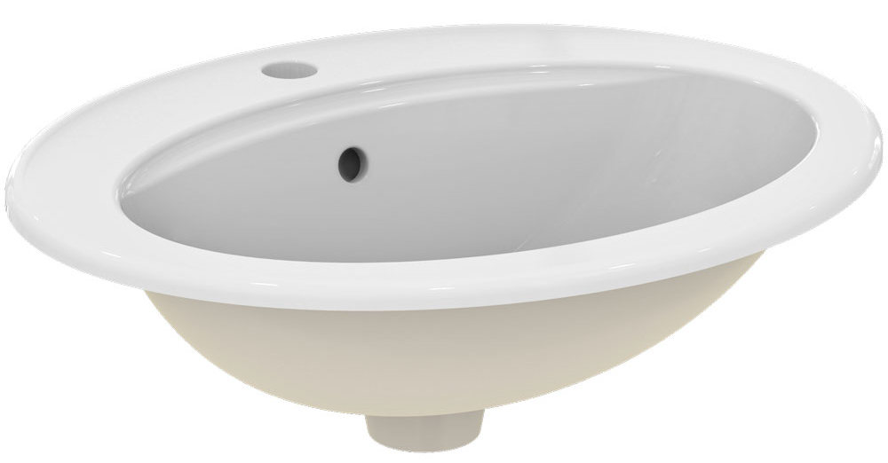 Снято VI W504861 SevaFresh Раковина накладная 560х460 мм, с отв. под смеситель, с отв. перелива
