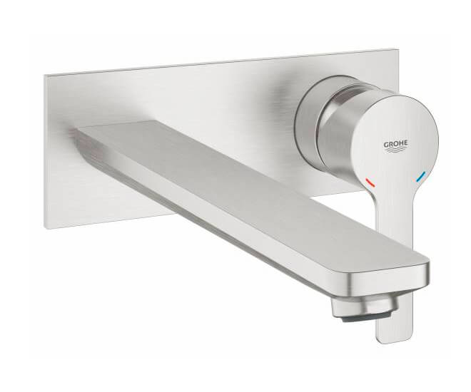 Grohe 23 444 DC1 Lineare Смеситель для раковины 207 мм, на 2 отв., настенный (внеш. монт. часть)