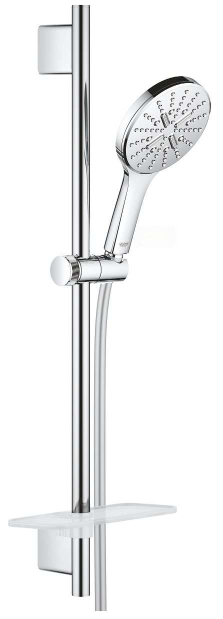Grohe 26546000 Rainshower SmartActive Душевой гарнитур, H=600 мм, Ø130 мм, 3 режима, полочка