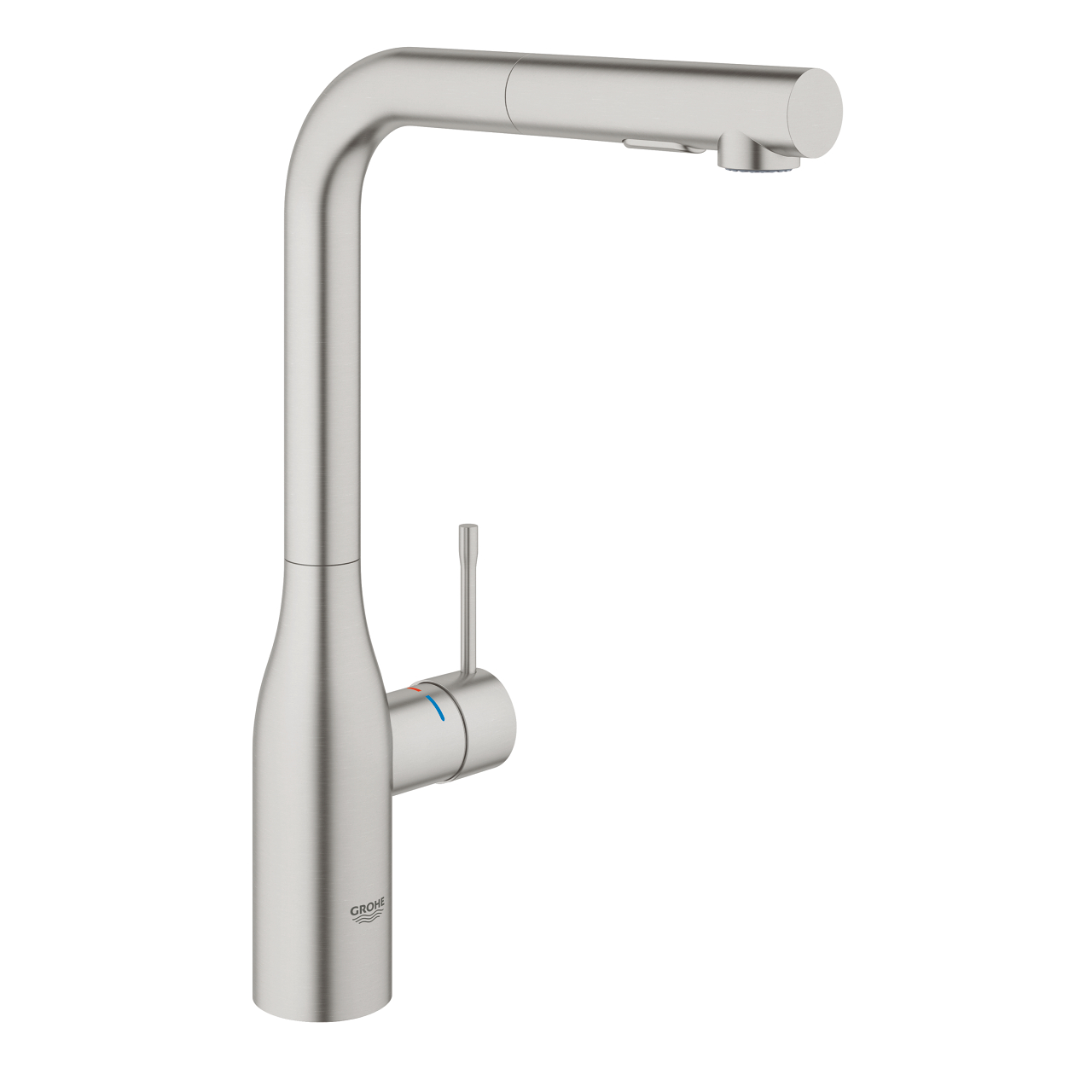 СНЯТ Grohe 30 311 DC0 Essence Foot Сontrol Смеситель для кухни 315 мм, 6V, выдвижной Г излив, 2