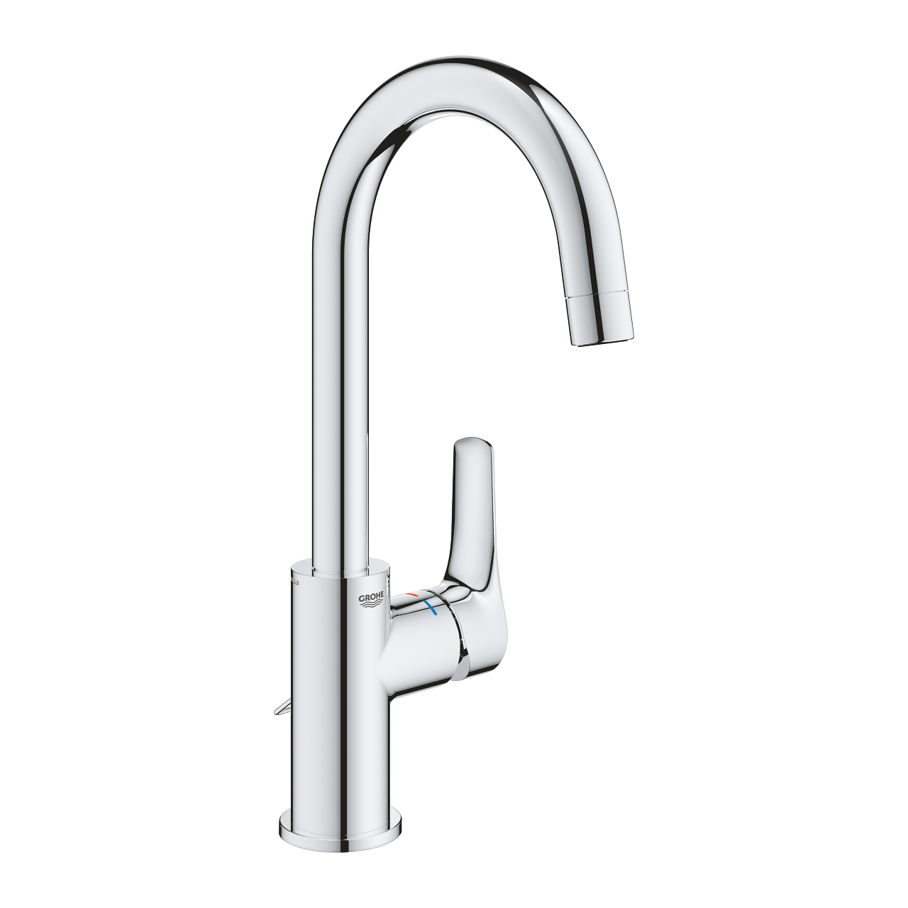 Grohe 23 743 003 Eurosmart 2021 Смеситель для раковины 208 мм, цепочка