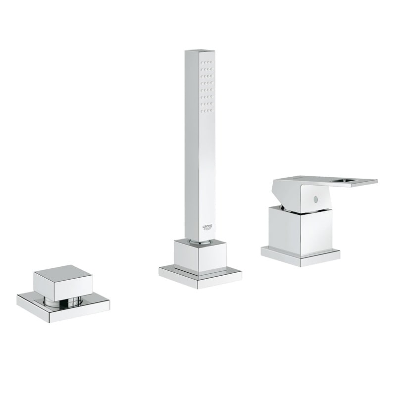 *СНЯТ*Grohe 19.966.000 Eurocube Смеситель для ванны на 3 отверстия, монтаж на бортик