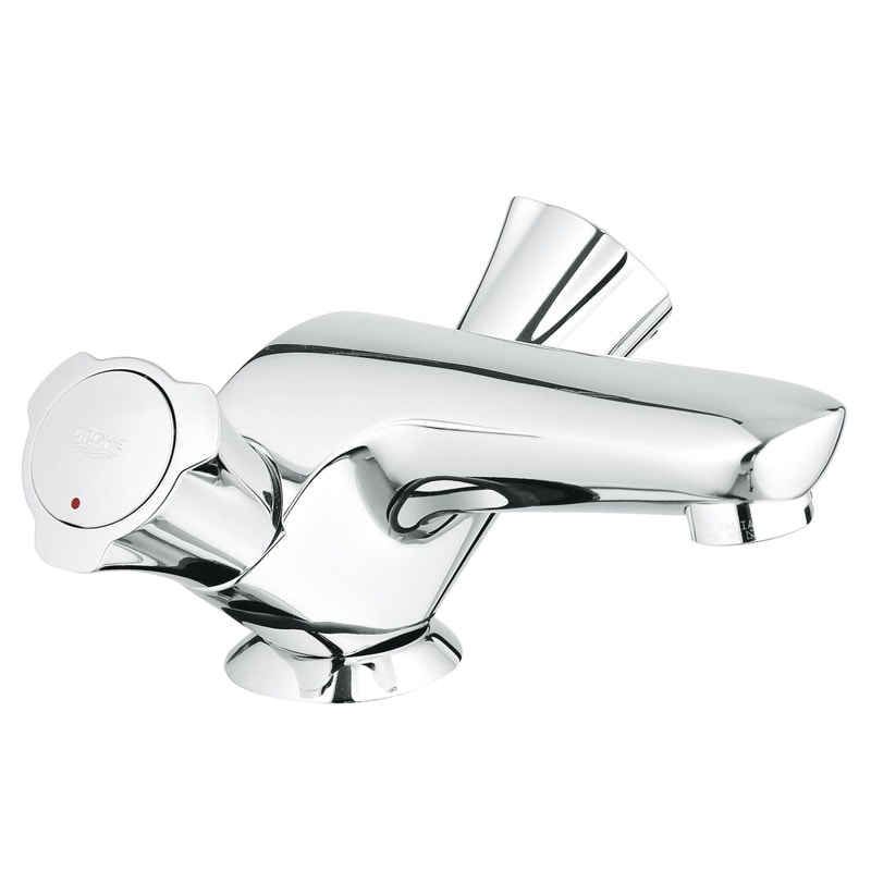 Grohe 21 390 001 Costa L Смеситель для раковины 78 мм, со сливным гарнитуром, резина
