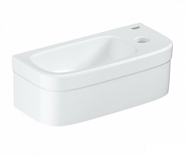 Grohe 39 327 00H Euro Ceramic Раковина компактная 370х180 мм, отв. справа, PureGuard