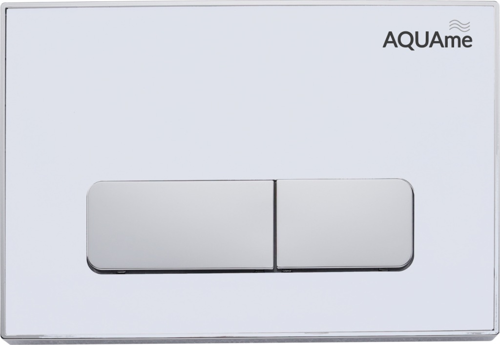 AQM4104W Панель смыва акриловая AQUAme, белый