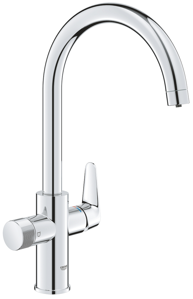 Grohe 30 580 000 Blue Pure BauCurve Смеситель для кухни 282 мм, под питьевую воду, ∩ излив