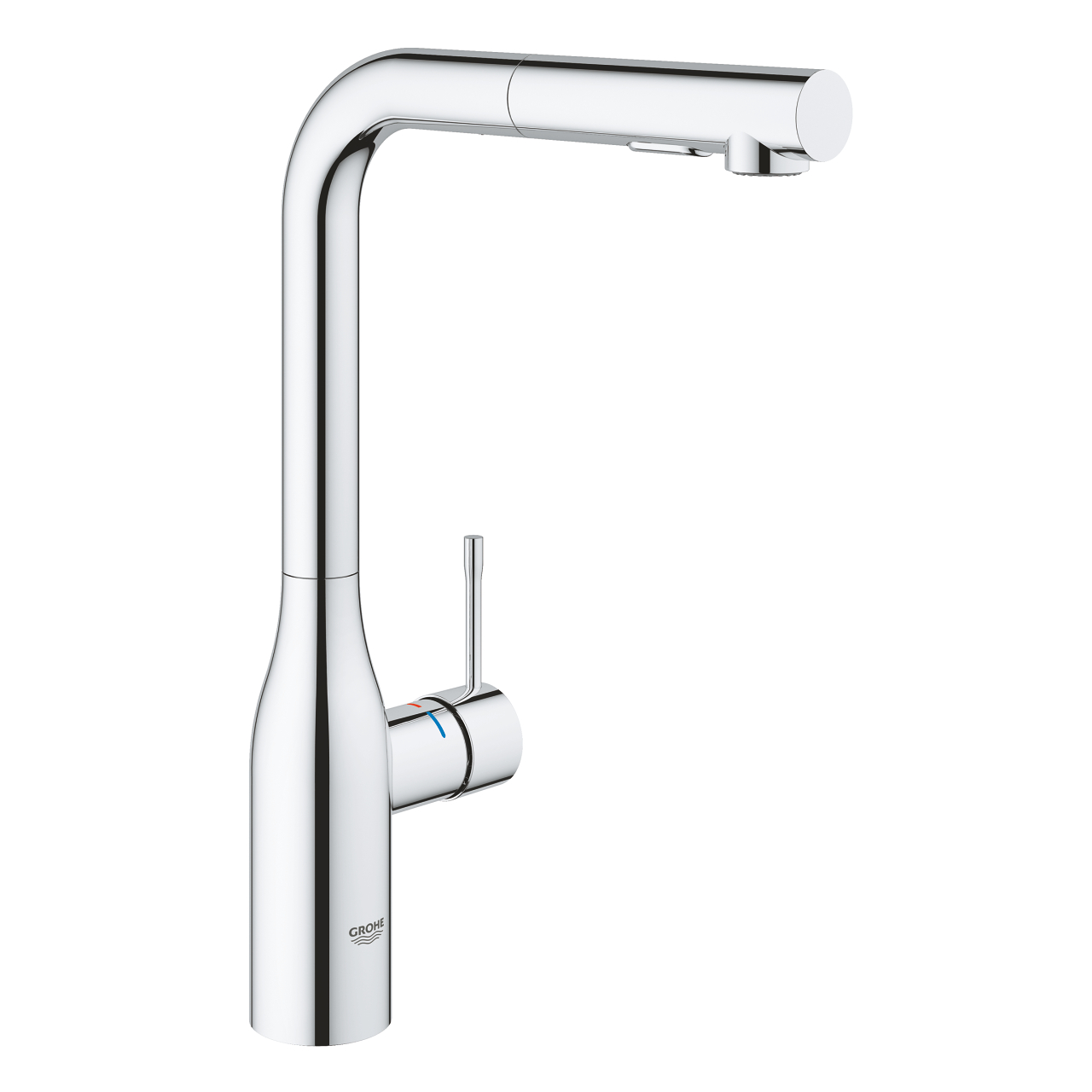 СНЯТ Grohe 30 311 000 Essence Foot Сontrol Смеситель для кухни 315 мм, 6V, выдвижной Г излив, 2