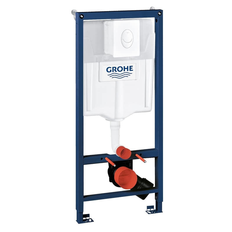 Grohe 38 722 001 Rapid SL 3 в 1, для подвесного унитаза, Набор (панель Alpin+рама+уголки) 0 Бел