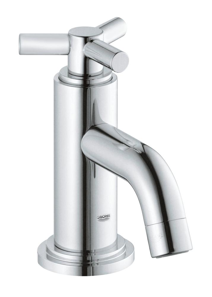СНЯТGrohe 22 024 000 Угловой вентиль с пластмассовой рукояткой, 1/2" — 3/8" с уплотнением