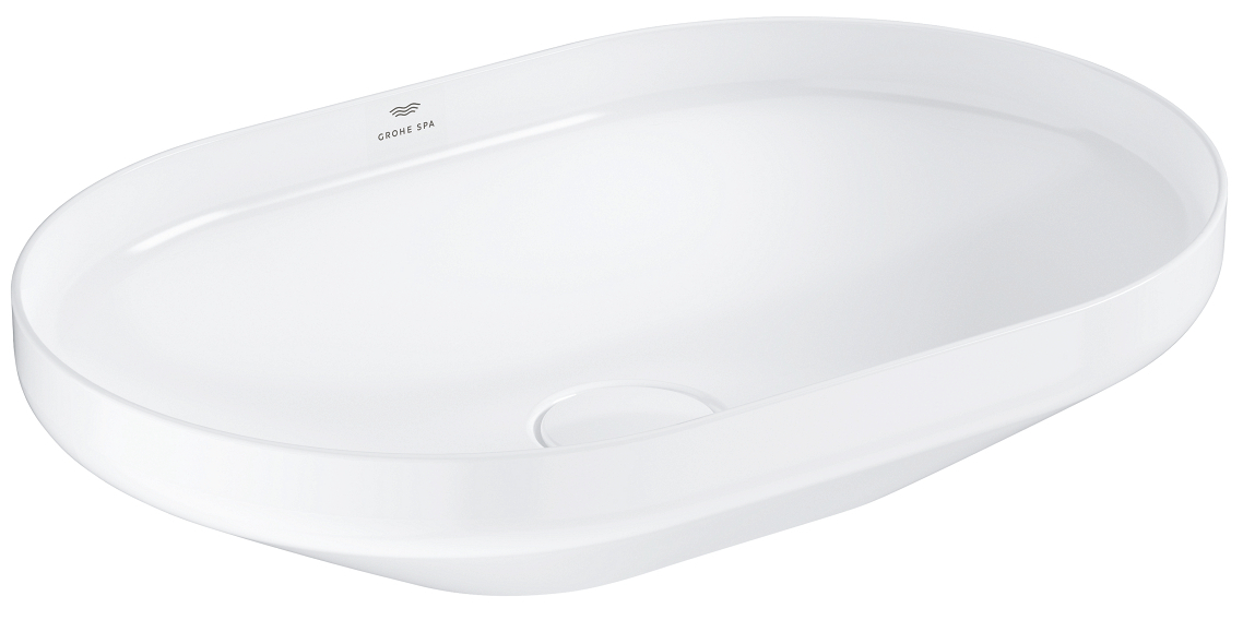 Grohe 39 966 00H Airio Раковина свободностоящая овальная 600х400х120 мм, без отв. под смес., без отв