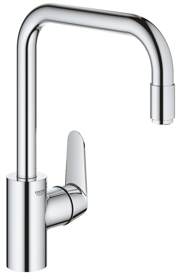 Grohe 31 122 004 Eurodisc Cosmolitan Смеситель для кухни 211 мм, выдвижной ∩ излив