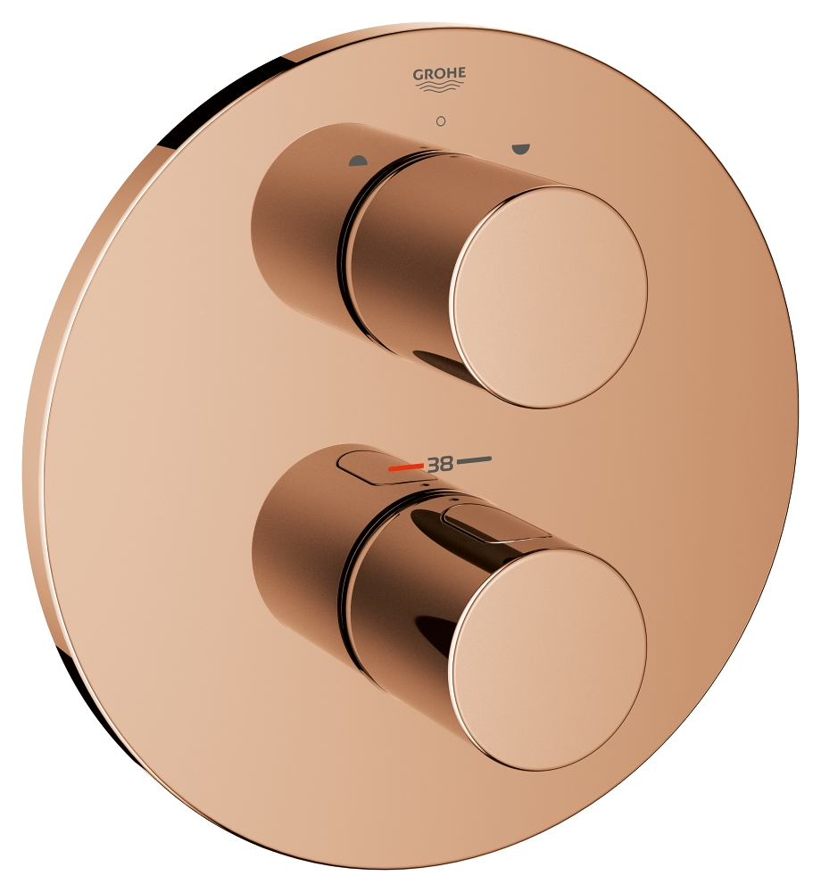 *СНЯТ*Grohe 19 468 DA0 Grohtherm 3000 Cosmopolitan Термостат для 2х потребителей (внешняя монт.