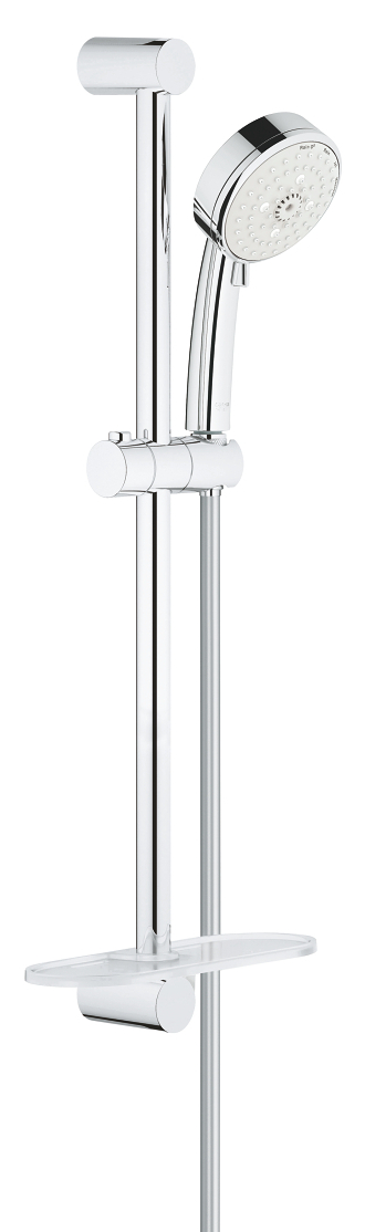Grohe 27 577 002 Tempesta Cosmopolitan Душевой гарнитур H=600 мм, Ø100 мм, полочка, 9,5 л/мин