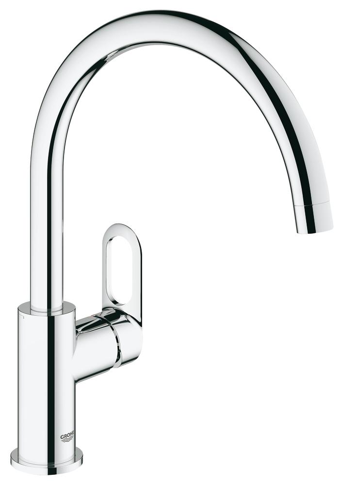 *СНЯТ*Grohe 31 374 000 StartLoop Смеситель для кухни 207 мм, поворотный ∩ излив