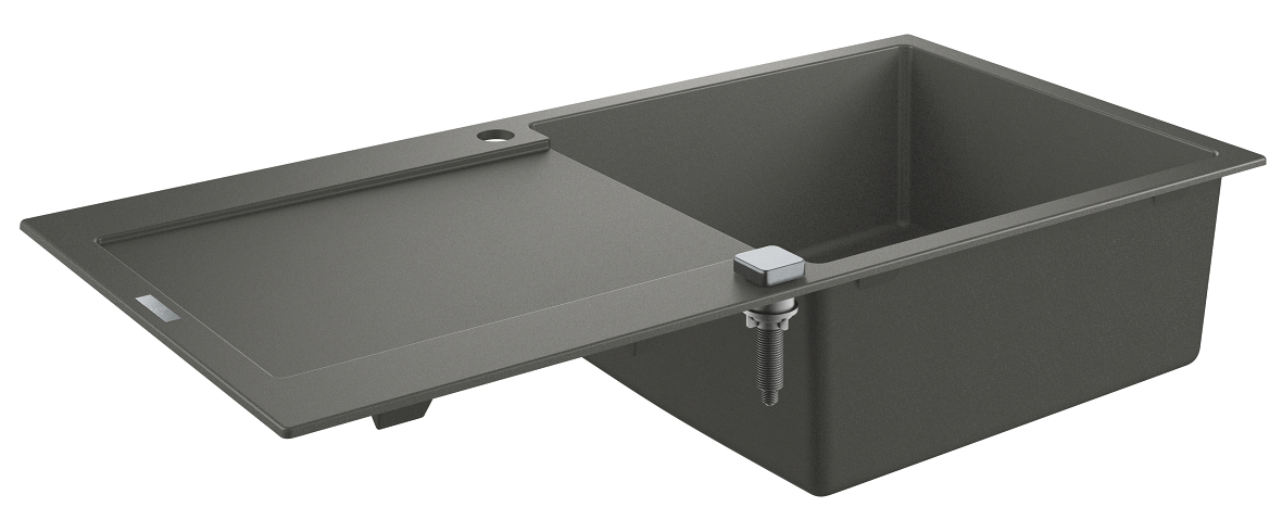 Grohe 31 645 AT0 K500 60-C 1000х500 мм, 1.0 Композитная мойка с одной чашей и крылом,серый гранит
