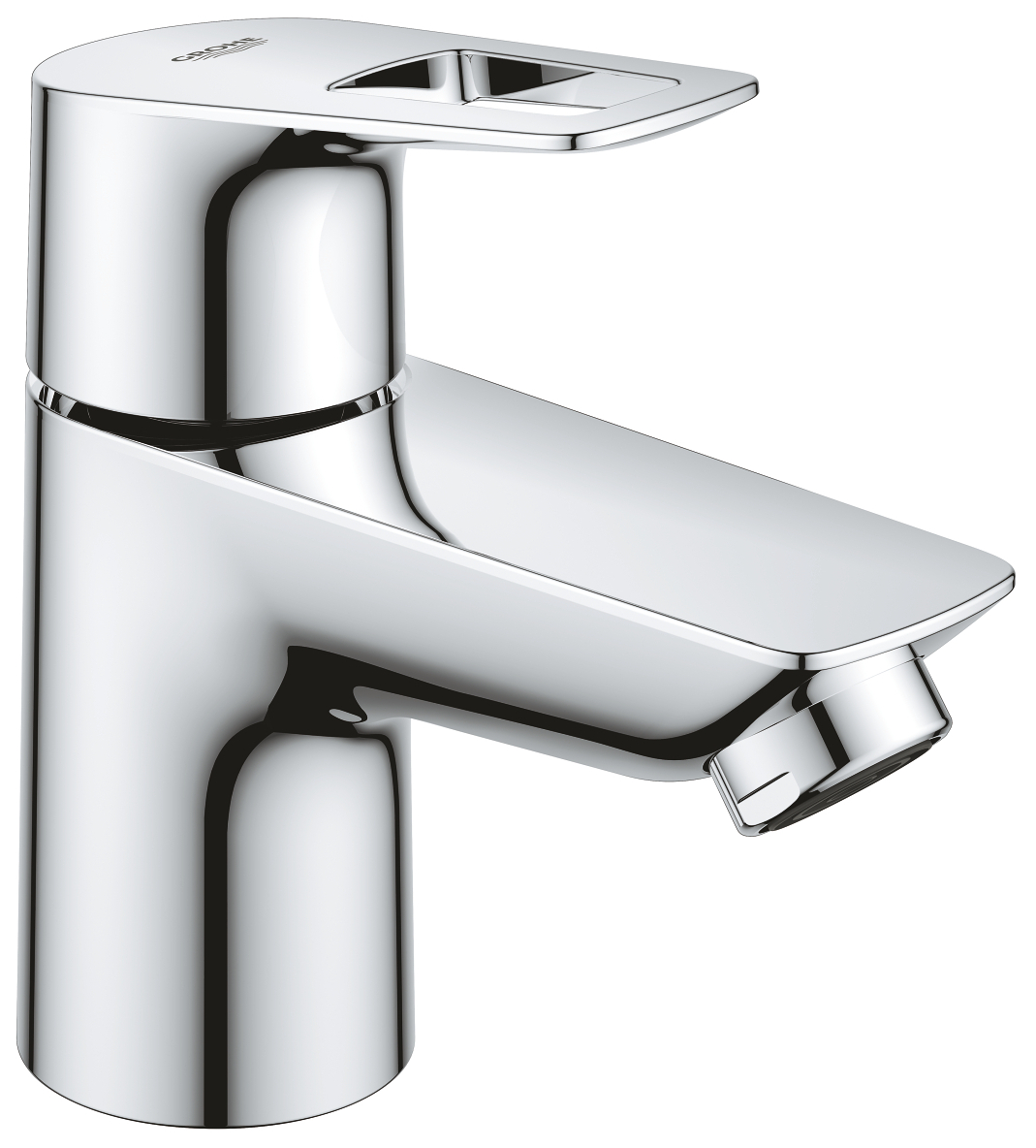 Grohe 20 422 001 BauLoop Моно кран для раковины 52 мм, гладкий, керамика 90°