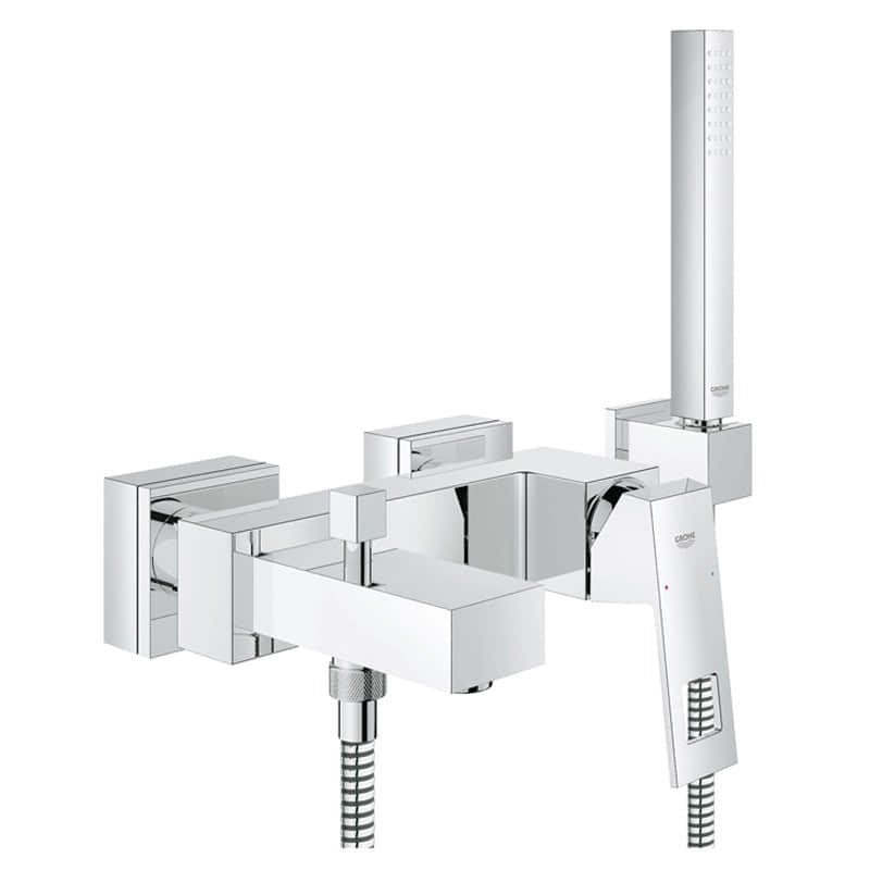 Grohe 23 141 000 Eurocube Смеситель для ванны с душевым гарнитуром