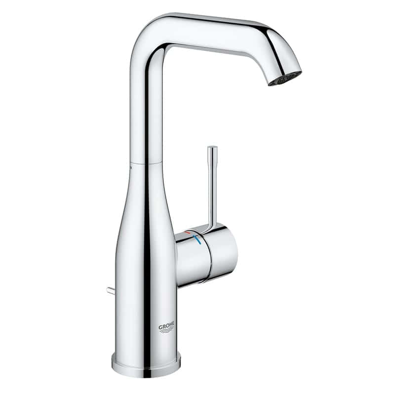 Grohe 32 628 001 Essence Смеситель для раковины 211 мм, со сливным гарнитуром, EcoJoy