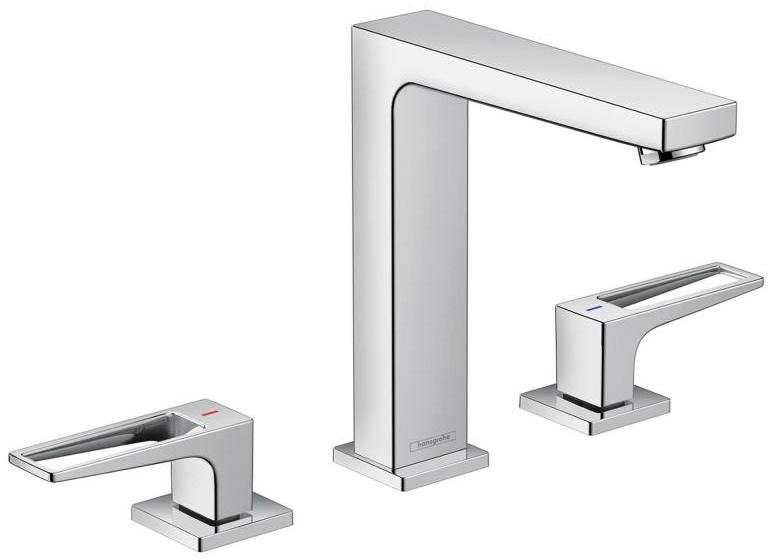HG 74 515 000 Metropol Смеситель для раковины на 3 отв., 159 мм, со слив гарн. Push-Open, Компл.